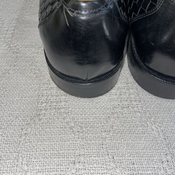 Johnston & Murphy Domani Men’s Dress Loafers Size 10.5 M Black Leather Business main image 4